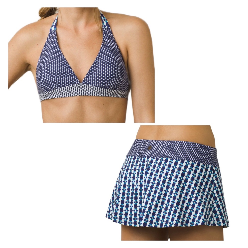 💎prAna | Lahari Halter top w/ Sakti Swim Skirt